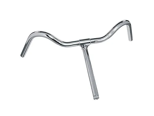 Humpert Fahrrad Lenker mit Vorbau - Nostalgie Stahl verchromt - Lenker für City Bikes und Hollandräder, aus hochwertigem verchromtem Stahl für eine langlebige und nostalgische Optik.