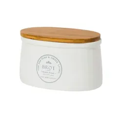 KHG Aufbewahrungsdose Brot in weiß von KHG