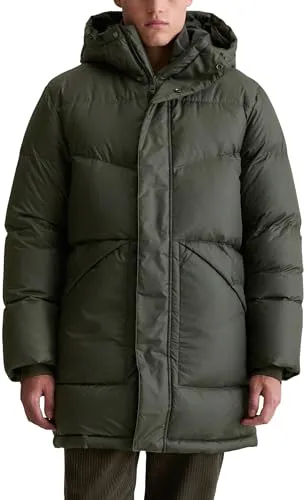 Marc OߴPolo Denim Herren Daunenjacke mit Kapuze wasserabweisend