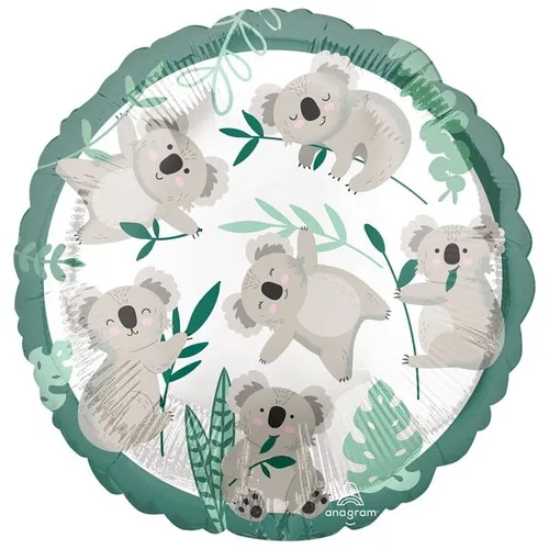 FOLIENBALLON in silber von Amscan