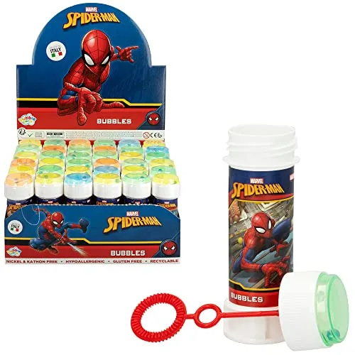 GermanSoap Seifenblasen 60ml Spider Man (36Stk) von Colorbaby