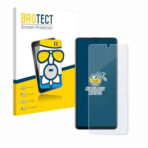 BROTECT Entspiegelungs Schutzglas für Samsung Galaxy A71 Schutzfolie Panzer Folie Glas Matt [Extrem Kratzfest 9H, Anti-Reflex, Anti-Fingerprint]