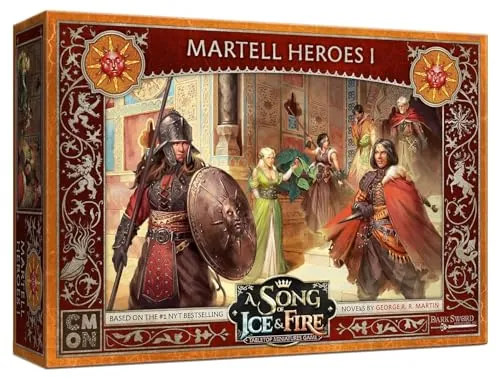 A Song of Ice And Fire Martell Heroes 1 - CMON - Gesellschaftsspiel zur Erweiterung deiner Martell-Armee in „A Song of Ice and Fire“ mit Helden wie Elia Sand. Taktische Kämpfe und strategisches Geschick in kurzen Scharmützeln!
