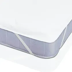 LUMALAND Wasserundurchlässige Matratzenauflage aus Flanell - 70x140 cm - Weiß