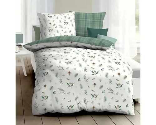 TRAUMSCHLAF Biber Bettwäsche 2-teilig