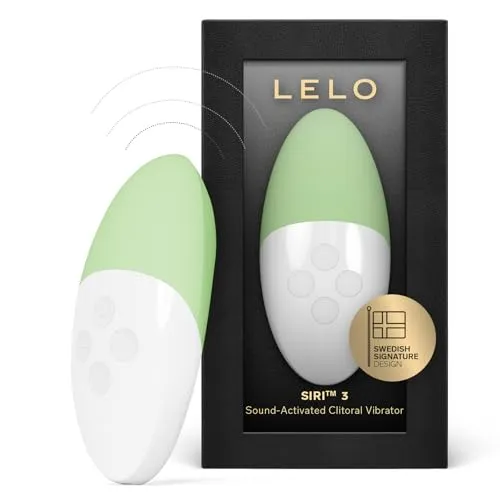 LELO SIRI 3 Mini Vibration für Frauen mit SoundSense-Technologie, Minivibrator, Mini-Vibratoren mit 8 Lusteinstellungen, Vibrator Klitoris, Vibratorensets für Frauen Leise, Auflegevibrator, Pistachio