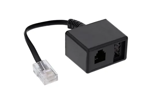 INLINE TAE Adapterkabel RJ45 St auf TAE-N & RJ11 Bu - Leitungen, Kabel & Adapter – Vielseitiges Adapterkabel für optimale Verbindung zwischen RJ45 und TAE-Anschlüssen.