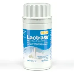 Lactrase 1.500 FCC Laktase Kapseln 100 St