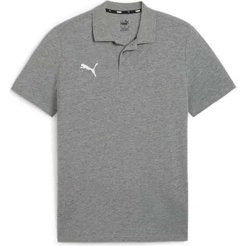 PUMA teamGOAL Casuals Polo Herren grau XXL - Trikots – Stilvolles Polo-Shirt aus 78% Baumwolle und 22% recycelter Baumwolle, ideal für sportliche und lässige Outfits mit optimalem Komfort.