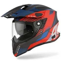 Airoh Helmet Commander Boost Red/Blue Matt - Motorradhelm mit hochwertiger Verarbeitung, optimaler Sicherheit und stylischem Design für anspruchsvolle Fahrer.