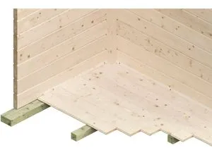 Skanholz Gartenhaus Texel, 590x310 cm von SKAN HOLZ