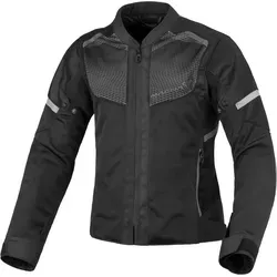 Macna Orcano 2.0 Damen Motorrad Textiljacke, schwarz, Größe M - Moderne Motorradjacke für Damen mit reflektierenden Elementen und 3D-Mesh-Gewebe. Ideal für sicheren Fahrspaß bei jeder Witterung. Anpassbare Passform für optimalen Komfort.