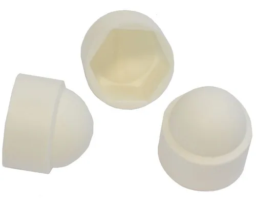 Walter Bethke GmbH & Co. KG Anhänger 5x Sechskant Schutzkappe M22 - Schlüsselweite 32 mm - weiß