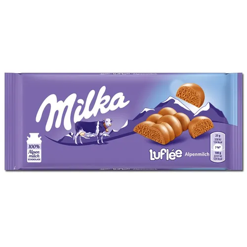 Milka Luflee Schokolade 90g