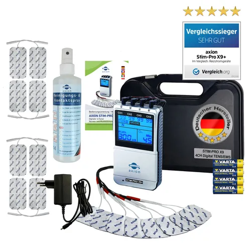axion® STIM-PRO X9+ 4-Kanal TENS & EMS Gerät