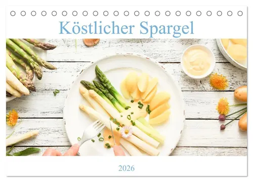 EflStudioArt EflStudioArt | Köstlicher Spargel (Tischkalender 2026 DIN A5...