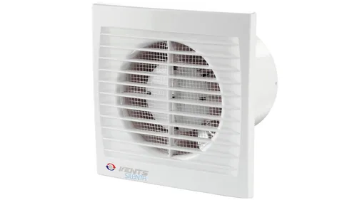 Vents Wandventilator Silenta-S 100 T - Kleinraumventilator mit Nachlaufrelais für leisen Betrieb (26 dB), ideal für Wohnräume oder Büros. Effizienter Luftstrom von 78 m³/h bei nur 7 W.