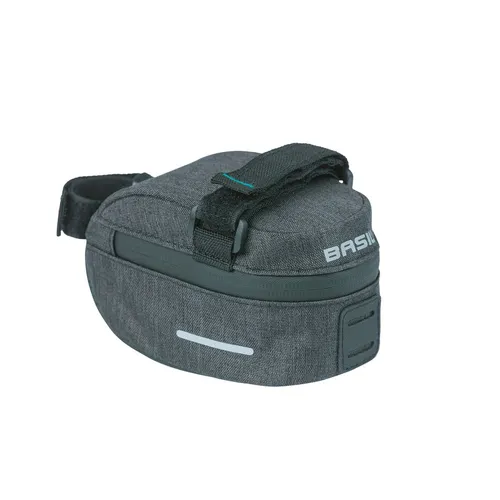 Basil Satteltasche Discovery 365D S 0,5 ltr, schwarz melee, schwarz