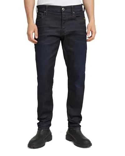 G-STAR RAW Herren 3301 Regular Tapered Jeans - Herren-Jeanshosen mit normal sitzendem Bund und schmal zulaufendem Bein. Hoher Tragekomfort und zeitloses Design für lässige Outfits.