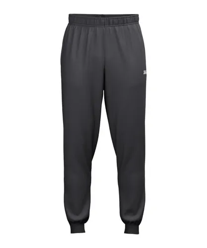 JAKO Trainingshose One lang anthrazitgrau Herren XXL - Sportliche Polyesterhose mit Reißverschluss-Beinabschluss für optimale Passform. Ideal für Training und Freizeit, bietet praktische Seitentaschen und besteht aus recyceltem Material für Nachhaltigkeit und Komfort.