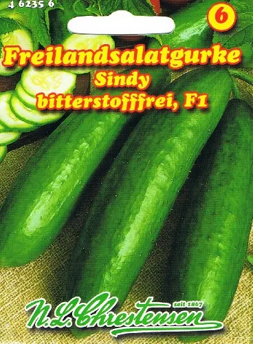 Freilandsalatgurke Sindy F1 Gurke Salatgurke