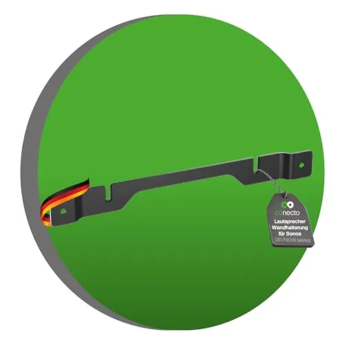 conecto Lautsprecher Wandhalterung für Sonos® Ray, bis zu 2kg belastbar, schwarz
