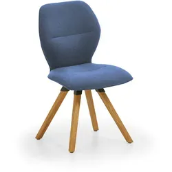 Niehoff Merlot Design-Stuhl mit Massivholz-Gestell