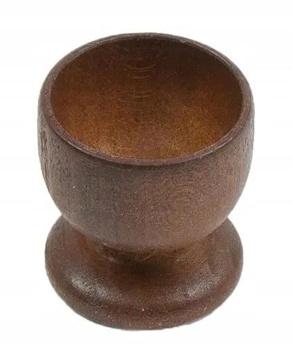 PEEWIT Holzschale Eierbecher Braun