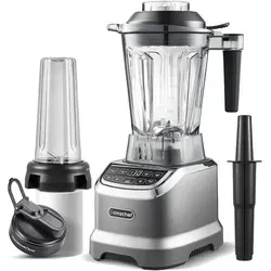 AMZCHEF 2-in-1 Hochleistungsmixer mit 1850-ml- und 600-ml-Behälter