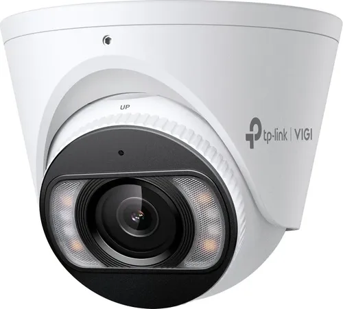 TP-LINK VIGI 8MP Full-Color Turret Network Camera - Weiß - Überwachungskamera mit 8 MP und IP67 Schutzklasse, ideal für Außenbereiche. Genießen Sie gestochen scharfe 4K-Videoauflösung und Nachtsicht für umfassende Sicherheit.