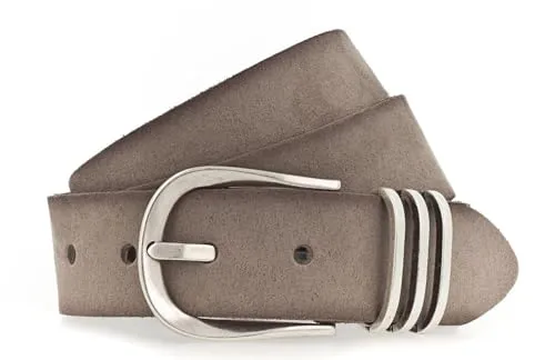 Tamaris Ledergürtel Essential Classics beige 85 - Eleganter Gürtel aus hochwertigem Leder, ideal für jeden Anlass. Mit edler Logo-Prägung und robuster Dornschließe für optimalen Halt.