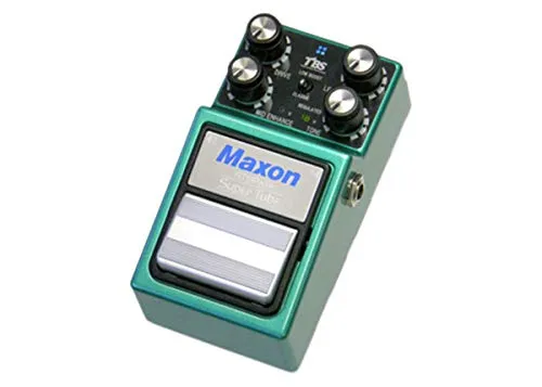 Maxon ST9PRO+ Super Tube Overdrive Pedal - Gitarren-Effektgerät für E-Gitarren mit analogem Overdrive, bietet kraftvollen Sound und präzise Boost-Steuerung für kreative Klanggestaltung.