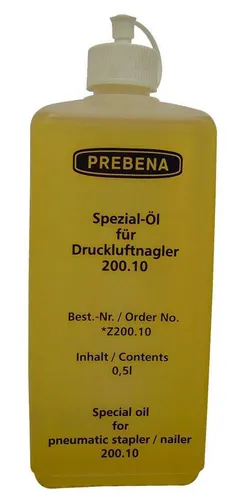 Prebena Spezialöl für Druckluftnagler 1/2 Liter Z200.10