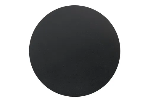 LIND DNA Tischset Circle XL 40cm Bull schwarz - Tischset aus recyceltem Leder, schmutz- und wasserabweisend, ideal für stilvolle Essbereiche. Maße: Ø 40 cm, Höhe 0,2 cm. Pflegeleicht und nachhaltig.