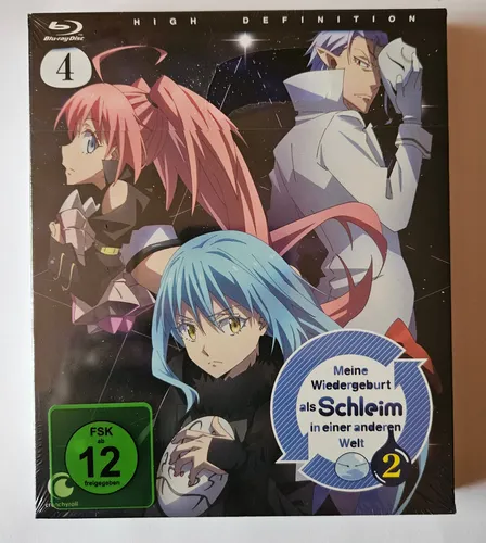 Meine Wiedergeburt als Schleim in einer anderen Welt - Staffel 2 - Vol.4 - [Blu-ray] - Anime-Film, spannende Fortsetzung mit fesselnder Handlung und fantastischen Charakteren, freigegeben ab 12 Jahren.