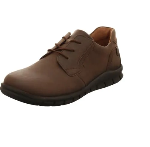 Waldläufer Schnürschuh braun 43 EU (9 UK) - Komfortabel und stilvoll - Herren-Halbschuhe aus hochwertigem Nubukleder, ideal für den Alltag mit optimalem Tragekomfort und Schnürverschluss für perfekten Halt.