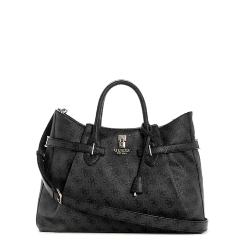 Guess Handtasche Yesba Girlfriend - Schwarz, stilvoll und funktional - Die Guess Yesba Handtasche kombiniert elegantes Design mit praktischer Funktionalität. Aus robustem Polyurethan gefertigt, bietet sie mit mehreren Fächern und einem verstellbaren Riemen vielseitige Tragemöglichkeiten für jeden Anlass.