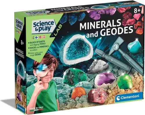 Clementoni Minerals And Geodes I-78828 Pädagogisches Spielzeug Kinder One Size