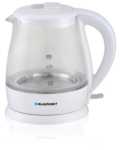 Blaupunkt EKG301 Wasserkocher 1 l – 1630 W - Wasserkocher in elegantem Design mit 1 l Kapazität und 1630 W Leistung, ideal für schnelles Erhitzen von Wasser. Perfekt für Teeliebhaber und schnelle Zubereitung.