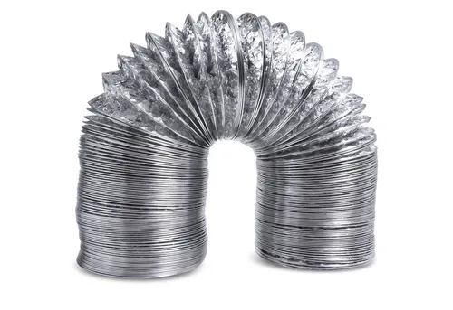VIOKS Flexrohr Abluftschlauch 100erR 10m Alu - Flexrohr für Ablufttrockner und Klimageräte, 10m lang, aus hochwertigem Aluminium für optimale Luftzirkulation und Langlebigkeit. Ideal für effiziente Abluftsysteme.
