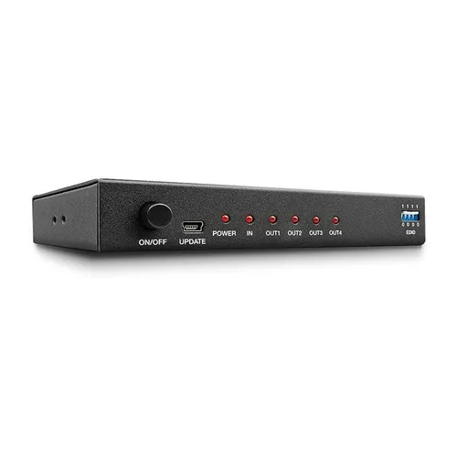 LINDY HDMI 10.2G Splitter, 4 Port, 4K@30Hz, 8 Bit, 38159
