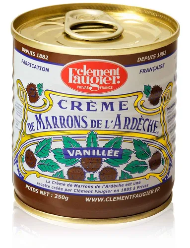 Clement Faugier Maronencreme Dose 250g - Französische Maronencreme, ideal als süßer Aufstrich oder zum Verfeinern von Desserts, mit 270 kcal pro 100 g.