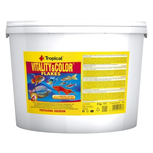 Tropical Vitality Color farbförderndes Flockenfutter, 1er Pack (1 x 11 l)
