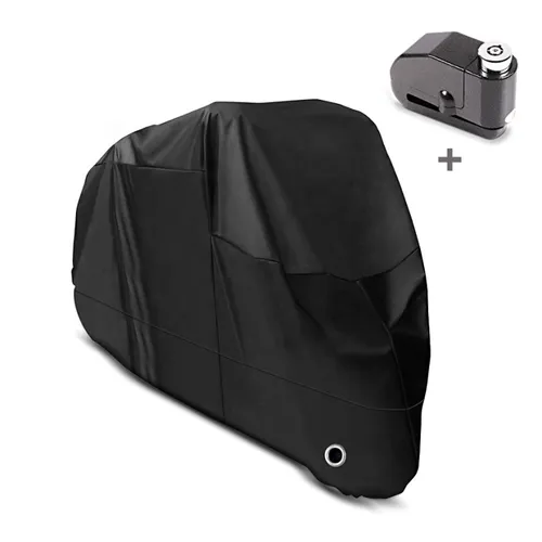 Abdeckplane XXL + Alarm Bremsscheibenschloss für BMW R 1200 / 1100 RT / S