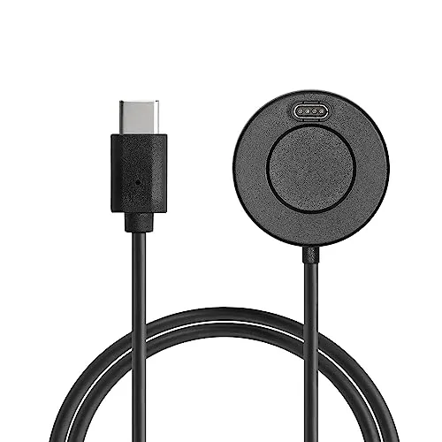 kwmobile USB C Ladekabel kompatibel mit Garmin Forerunner 945/935 / 245/245 Music / 645 / 645Music - Kabel Charger - Smart Watch Typ C Ersatzkabel - Fitnesstracker Aufladekabel