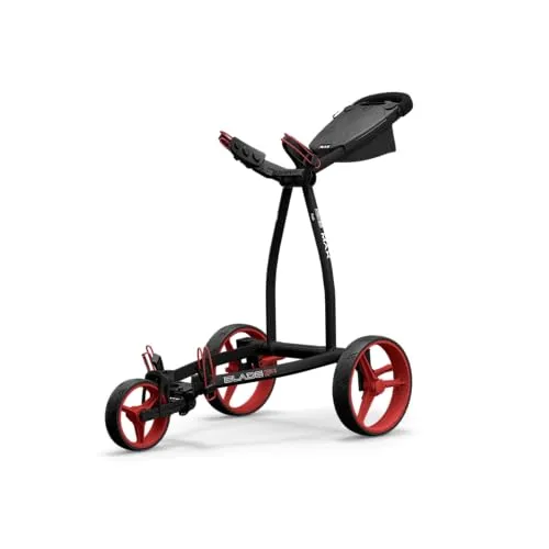 BIG MAX Blade IP 2 Trolley - Golf Trolley mit innovativem Faltmechanismus, ultrakompakt und ideal für Reisen oder kleine Kofferräume. Perfekt für Vielspieler!