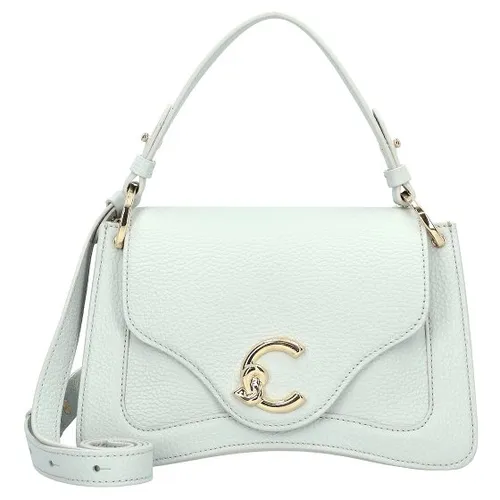 COCCINELLE C-Me Grained Leather Handbag - Elegante Umhängetasche aus hochwertigem Rindsleder mit verstellbarem Schulterriemen und goldfarbenen Details, ideal für stilvolle Auftritte.