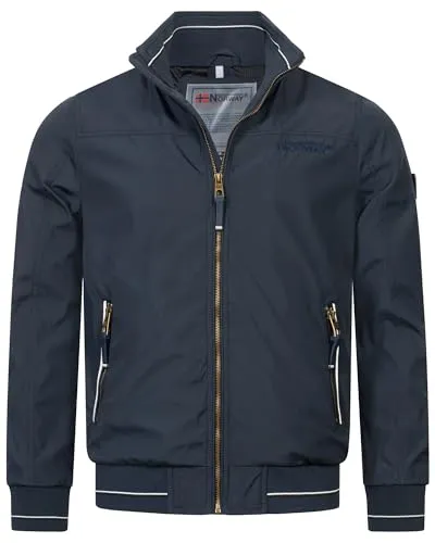Geographical Norway Steppjacke Übergangsjacke blau M - Modische Steppjacke in Navy für den sportlichen Look. Wasserabweisend und ideal für wechselhaftes Wetter. Perfekt für Outdoor-Aktivitäten und den Alltag.