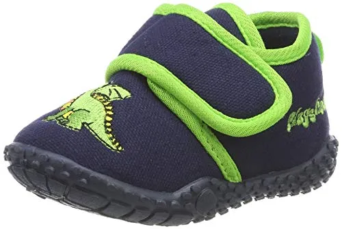 Playshoes Hausschuhe Unisex Kinder Hausschuh, Drache, 20/21 EU