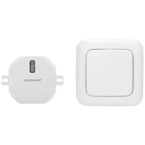 Smartwares Rollläden und Jalousien Funkschalter-Set - Plug & Connect, SH4-99572 - Smart Home (Haussteuerungen) - Verwandeln Sie Ihre motorisierten Rollläden in ein Funksystem und steuern Sie sie bequem per Smartphone oder mit dem mitgelieferten Schalter.
